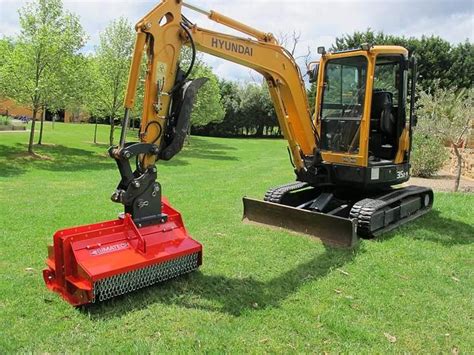 mini excavator mulching|mulching heads for mini excavators.